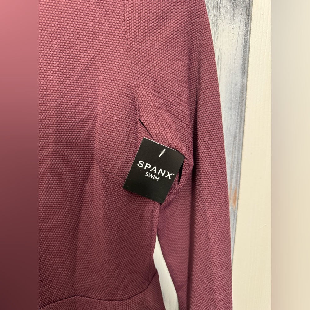 SPANX Pique Long Sleeve Swim Shirt
Mulberry ~ NWT - Picture 7 of 11